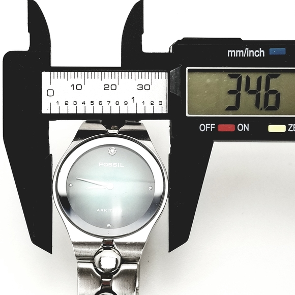 Fossil Arkitekt Watch FS2857 Blue Face WR Diamond - Picture 9 of 12